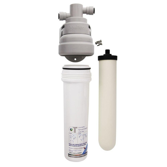 Doulton EcoFast beépíthető ólomszűrő víztisztító BioTect Ultra szűrőbetéttel és Euro bekötő szettel